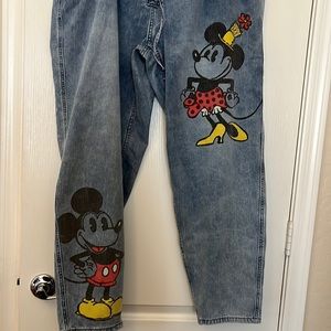 NEW Mickey and Minnie Mouse Drawstring Denim Pants for Women by Our …